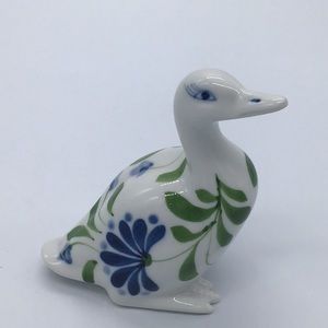 Vintage Porcelain Dansk Duck Goose Figurine
